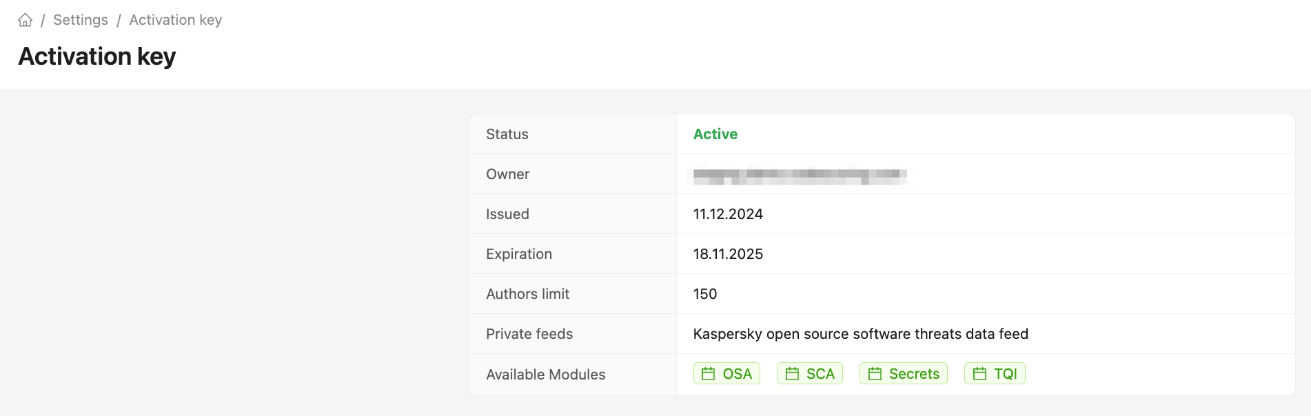 Kaspersky activation