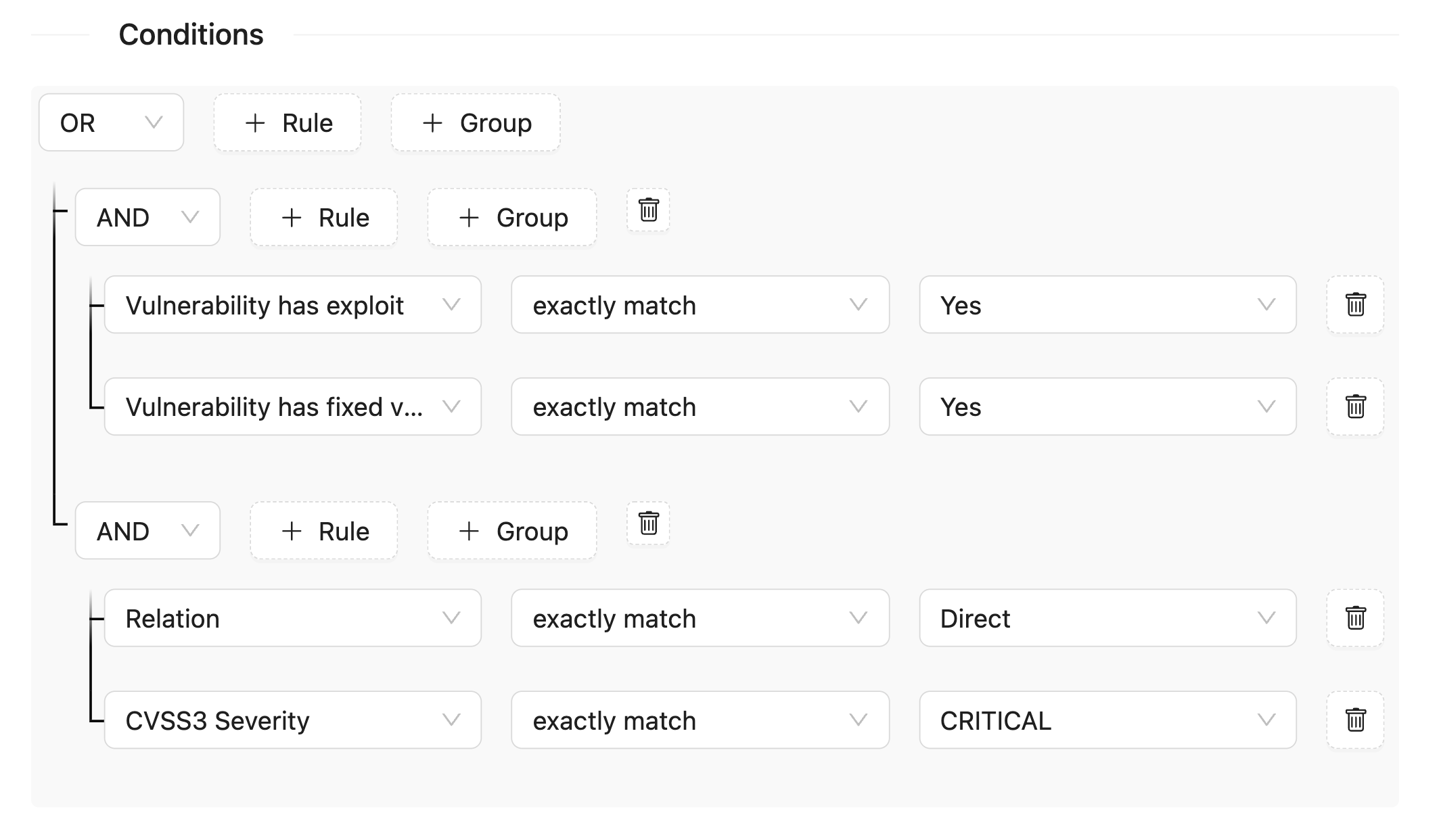 Policy example